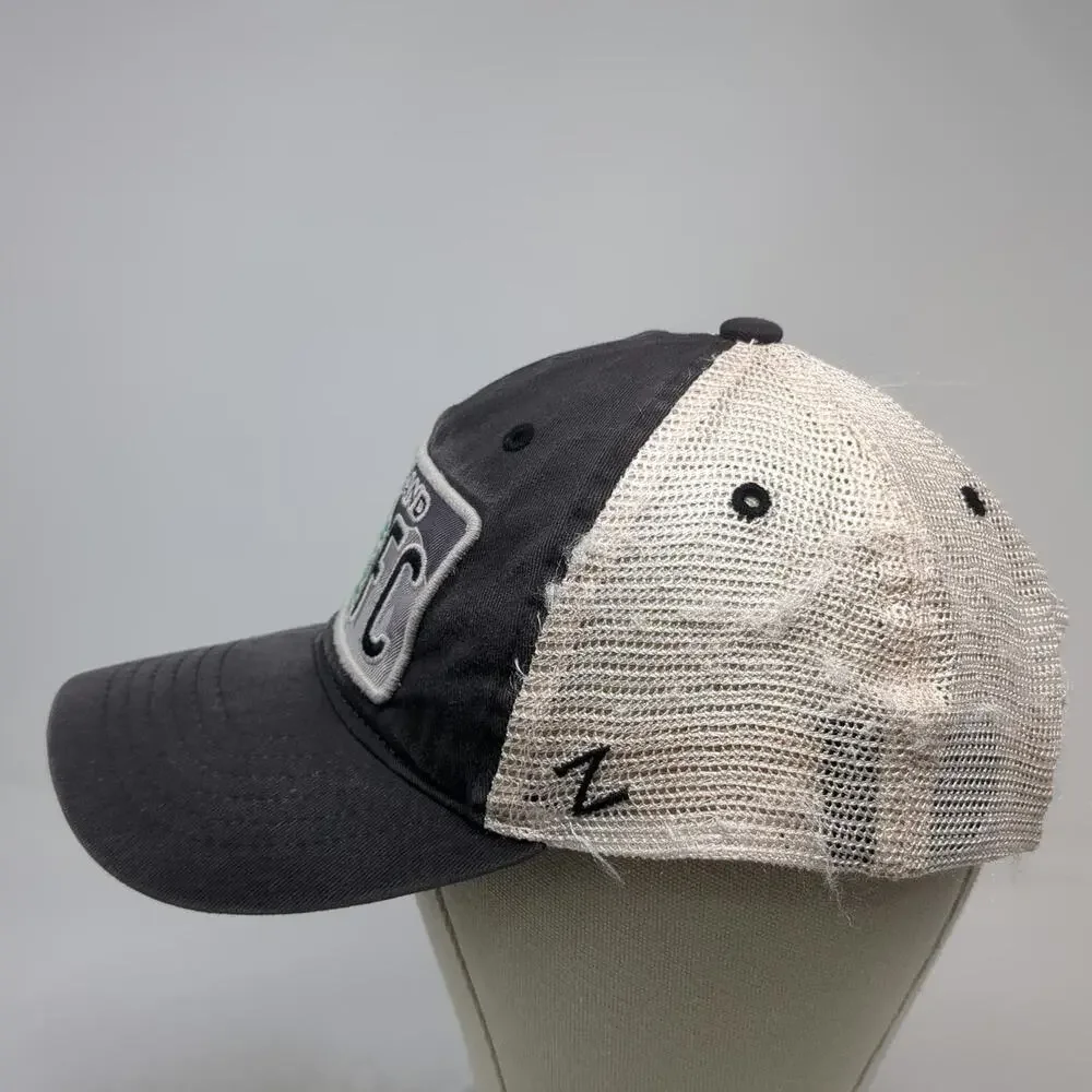 Zephyr Trucker Hat Gray One Size Portland PTFC Soccer Pine Tree Patch Mesh